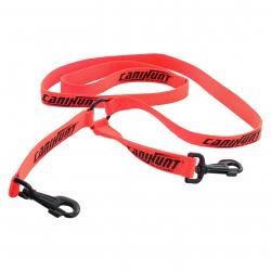 Laisse doubleur HUNTER FIRST pour chien orange 150cm