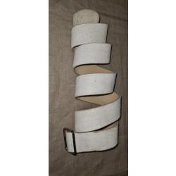 bretelle en buffle blanc pour Mousqueton,  Lebel,  ou autre