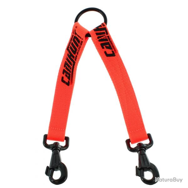 Accouples pour chien double HUNTER orange 25cm