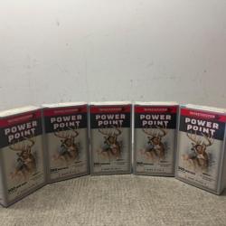 LOT DE 5 BOITES DE WINCHESTER POWER POINT CALIBRE 300 WIN MAG 180 GR- 1 sans prix de réserve