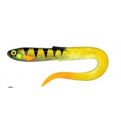 Leurre souple fox rage Slick eel 35cm Green Zébra Ghost