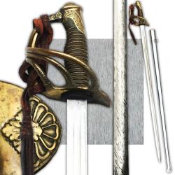 RARISSIME & MASSIF SABRE D'OFFICIER DE DRAGON FRANCAIS KLINGENTHAL MOD.1854 - 2 EMPIRE ORIGINAL