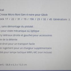 a vendre crosse tactique roni pour glock