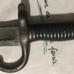 Ba&iuml;onnette Chassepot Janvier 1868 de Chatellerault