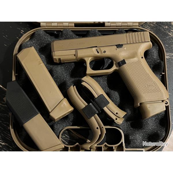 Glock 19x gen 5, tat proche du neuf dans sa bote d'origine