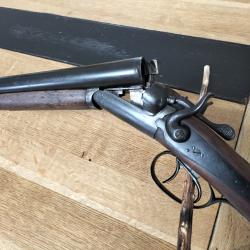 Fusil Juxtaposé à chien 12/65  Artisan Liégeois