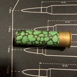 Ancienne douille carton MANUFACTURE FRANÇAISE D'ARMES & CYCLES cal.16 - d4