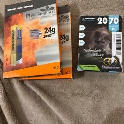 Cartouche à balle calibre 20