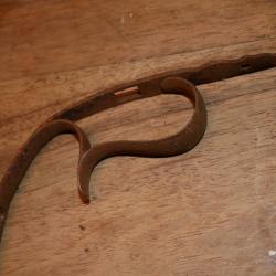 Pontet en acier de pistolet à percussion ou type Flobert