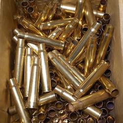 Lot de 80 étuis 8x57 JRS, nettoyés, désamorcés.