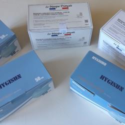 5 boîtes de masque chirurgicaux