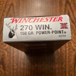 1 boîte 20 cartouches 270 win