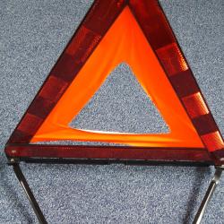 Triangle de signalisation de voiture