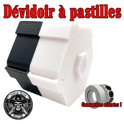 2-en-1 - Dévidoir à pastilles / Distributeur de gommettes double - Pastilles offertes ! - Bast3D