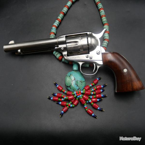 Colt Peacemaker single Action Army de 1899 Smokeless frame canon quasi miroir cal.45, Certificat BNE