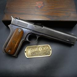 Pistolet Colt Automatic 1900 intouché, beau canon Cal.38 et coffret - Certificat BNE cat.D