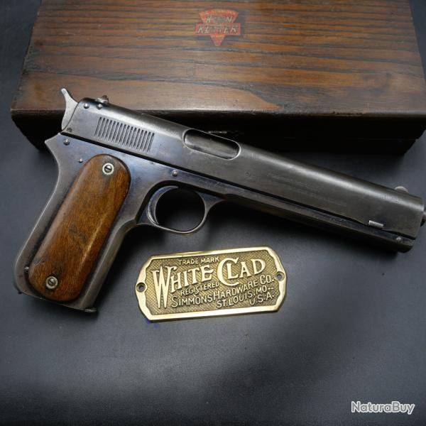 Pistolet Colt Automatic 1900 intouch, beau canon Cal.38 et coffret - Certificat BNE cat.D
