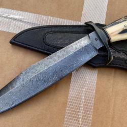 couteau de type bowie par MS Sam Lurquin