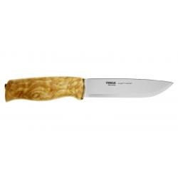 Couteau droit HELLE jegermester manche en bouleau lame 135cm + etui