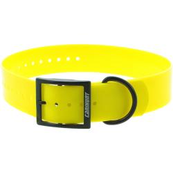 Colliers pour chien X-TREME boucle double 38mm JAUNE GRAVE NUMERO NOM