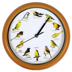 Black Friday ! Horloge murale musicale 12 sons de oiseaux 24.5 cm