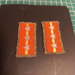 IJA Japan Militaria Pattes De Col Sergeant Major Originaux