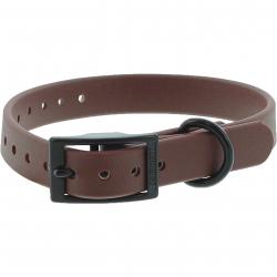 Colliers pour chien CTECH boucle double MARRON GRAVURE NOM+NUM