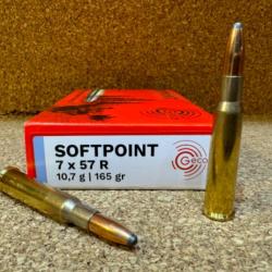 BOITE DE 40CARTOUCHES GECO 7X57 R DEMI BLINDEE 10.7GR