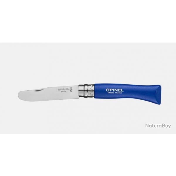 Couteau OPINEL n07 mon premier OPINEL bleu