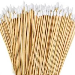 Lot 100 coton tige long 15cm en pointe