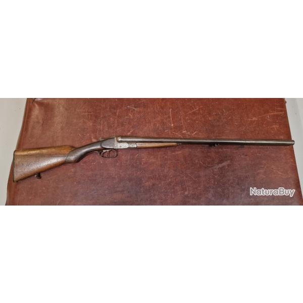 FUSIL JUXTAPOSE ARTISAN STEPHANOIS CAL 12/67 1 SANS PRIX DE RESERVE