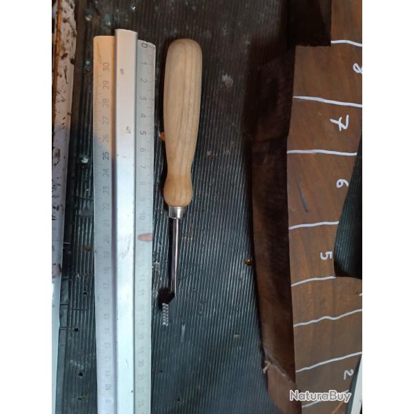 Outil a quadrillage des crosses outil a quadriller les crosse de fusil carabine 2 lignes  1