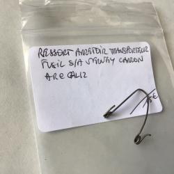 VENDU PAR LE-CUIRASSIER N°5 RESSORT D'ARRETOIR TRANSPORTEUR FUSIL S/A VERNEY CARRON ARC CAL 12