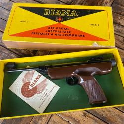 Pistolet à plomb Diana modèle 5 avec boîte d'origine