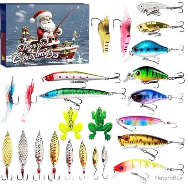 Calendrier de l'Avent pour la Pche joyeux Nol ! Srie limit