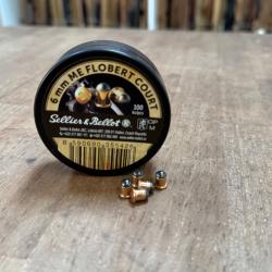 100 CARTOUCHES Sellier & Bellot 6MM FLOBERT SHORT Round Nose