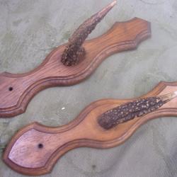 ratelier porte-fusil une arme en corne Manufrance