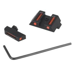 Hausse et Guidon Fibre Optique Glock 44 - Orange - SKX INDUSTRIES