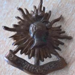 Insigne b&eacute;ret 2&egrave;me RC R&eacute;giment de Cuirassiers WW2