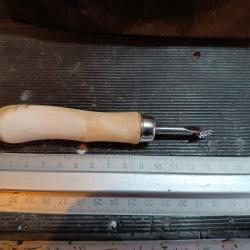 Outil a quadrillage des crosses outil a quadriller les crosse de fusil carabine 2 lignes  3