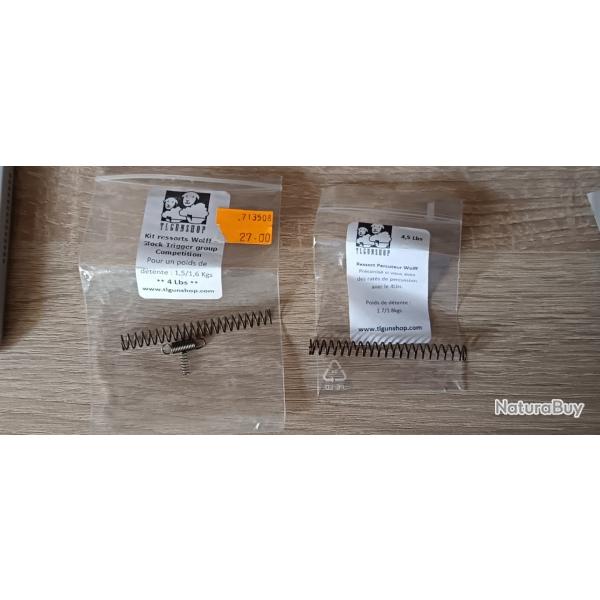 KIT RESSORTS WOLFF POUR GLOCK 17 19 20 21 22 23 24