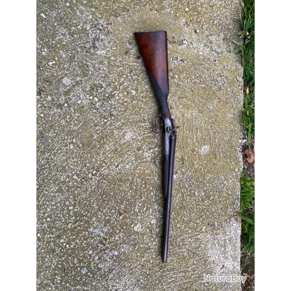 Fusil  chien (coach gun) canon 50cm