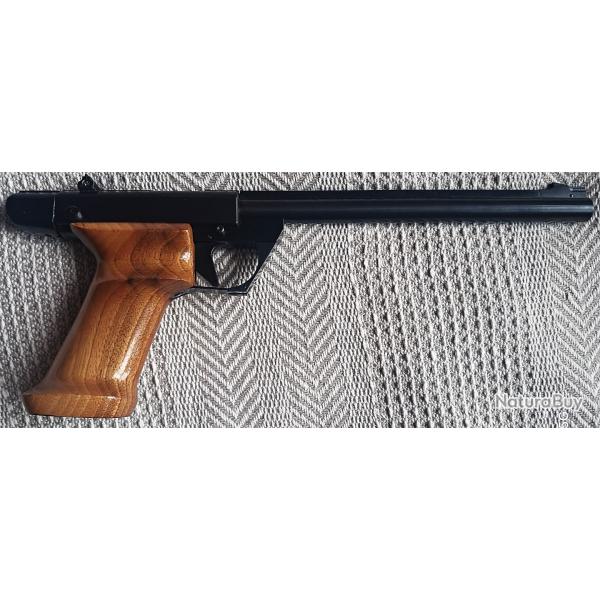 Pistolet monocoup DRULOV 70 canon 25cm calibre 22LR culasse cale pour droitier