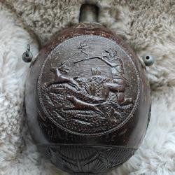 Poire &agrave; Poudre Noix de Coco (XIX iem )Travail de Bagnard