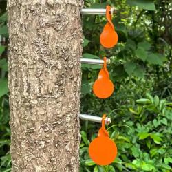 Gong Tir 22lr - 3 Pièces - Avec Supports - SKX INDUSTRIES