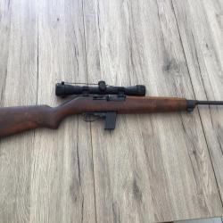 Carabine semi auto ERMA EM1 type USM1 en calibre 22 LR