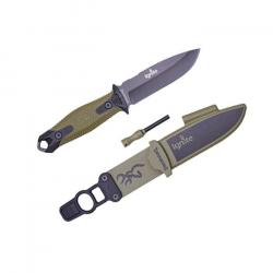 Couteau de chasse Browning Ignite - 10 cm Vert - Vert