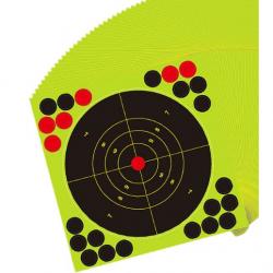Cible de Tir Fluo x10 - Autocollante - Patchs Inclus - SKX INDUSTRIES