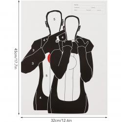 Cible de Tir Otage x5 - SKX INDUSTRIES