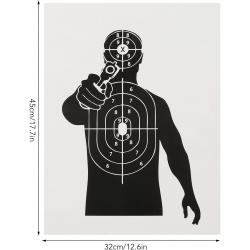 Cible de Tir Police x10 - SKX INDUSTRIES